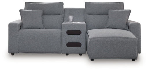 ModMax II - Salt And Pepper - Reclining Sectional - Tallahassee Discount Furniture (FL)