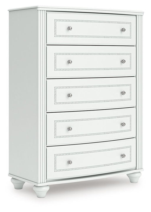 Kozlani - Five Drawer Chest - White - Tallahassee Discount Furniture (FL)