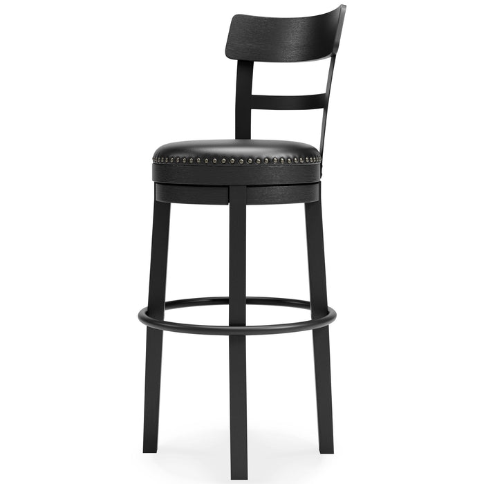 Valebeck - Tall Upholstered Swivel Barstool - Tallahassee Discount Furniture (FL)