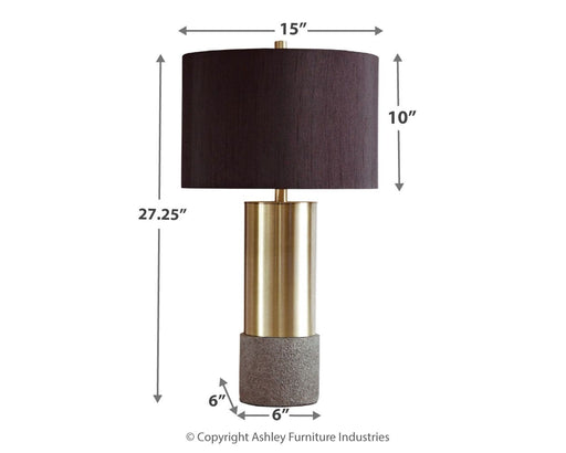 Jacek - Metal Table Lamp - Tallahassee Discount Furniture (FL)