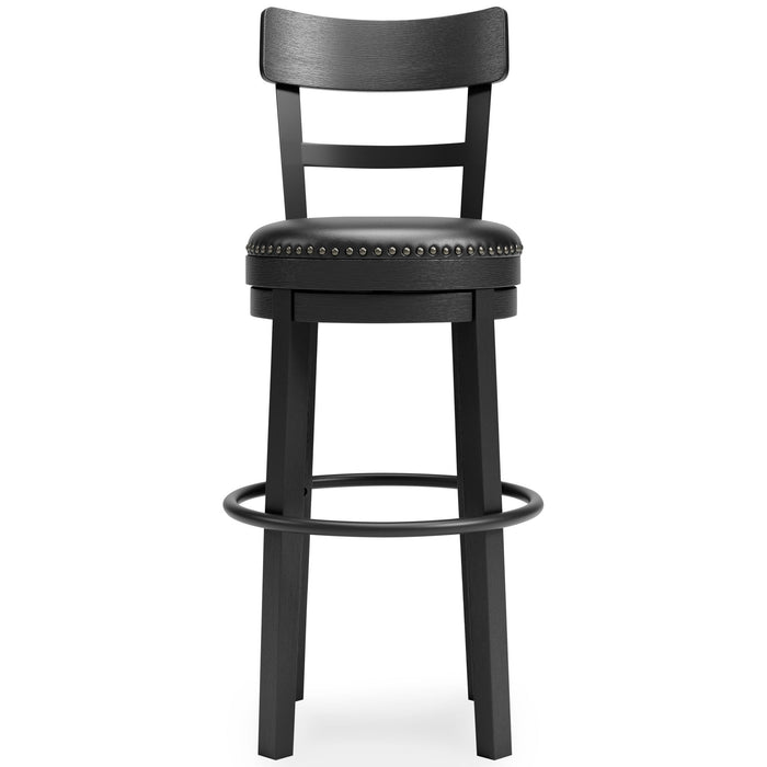 Valebeck - Tall Upholstered Swivel Barstool - Tallahassee Discount Furniture (FL)