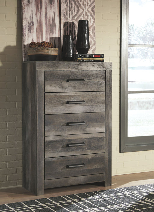Wynnlow - Gray - Five Drawer Chest - Tallahassee Discount Furniture (FL)
