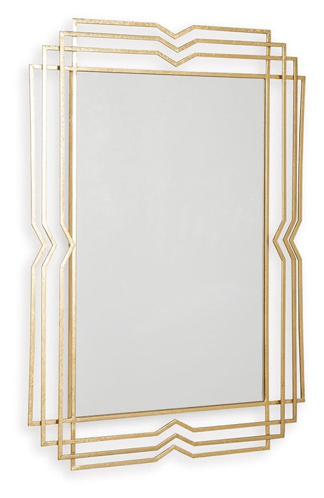 Claybrook - Gold Finish - Accent Mirror - Tallahassee Discount Furniture (FL)