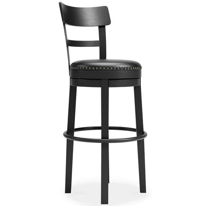 Valebeck - Tall Upholstered Swivel Barstool - Tallahassee Discount Furniture (FL)