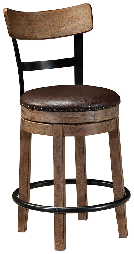 Pinnadel - Swivel Barstool - Tallahassee Discount Furniture (FL)