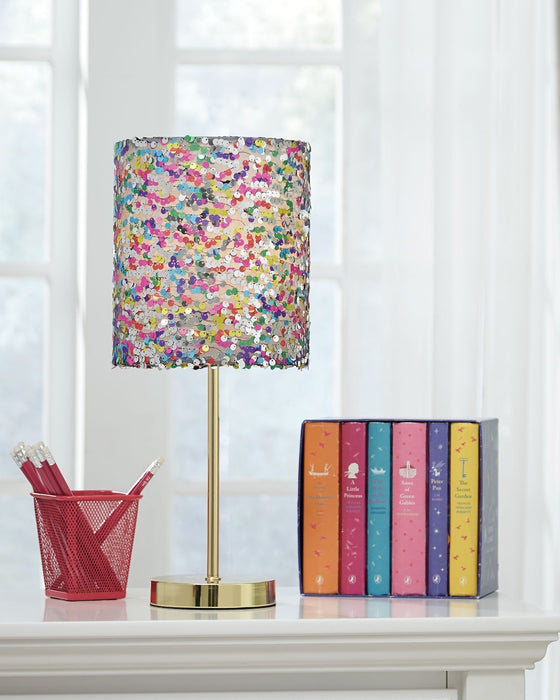 Maddy - Purple - Metal Table Lamp - Tallahassee Discount Furniture (FL)