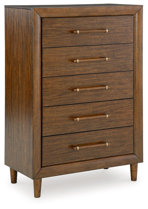 Lyncott - Brown - Five Drawer Chest - Tallahassee Discount Furniture (FL)