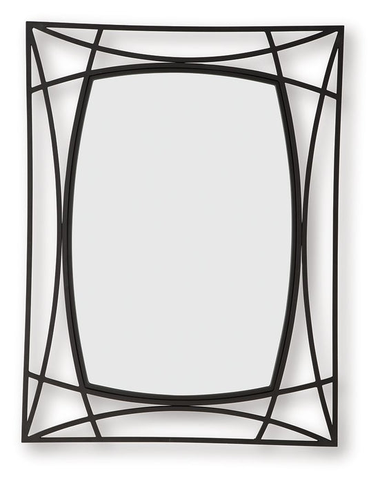 Freenville - Black - Accent Mirror - Tallahassee Discount Furniture (FL)