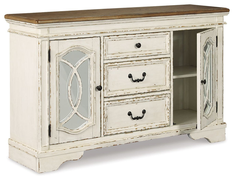 Realyn - Chipped White - Dining Room Server - Tallahassee Discount Furniture (FL)