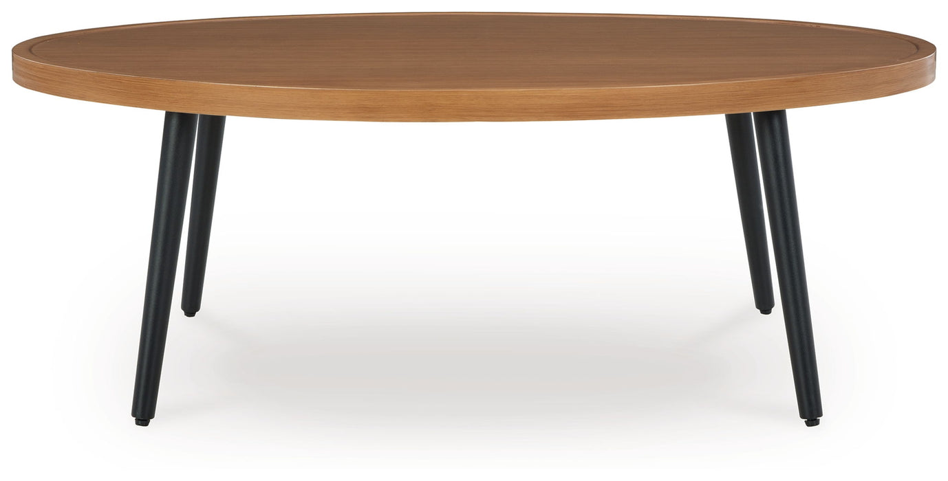 Horizon Hall - Two-tone Brown - Cocktail Table - Tallahassee Discount Furniture (FL)