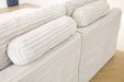 Fannin - LAF / RAF Corner Chair (Set of 2) - Ivory - Tallahassee Discount Furniture (FL)