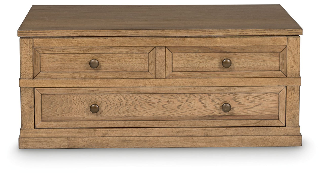 Sharlance - Light Brown - Lift Top Cocktail Table - Tallahassee Discount Furniture (FL)