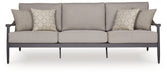 Ocean Beach - Sofa With Cushion - Gray - Tallahassee Discount Furniture (FL)