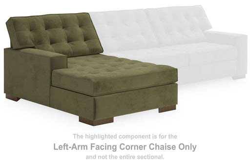 Caspian-Town - Olive - LAF Corner Chaise - Tallahassee Discount Furniture (FL)