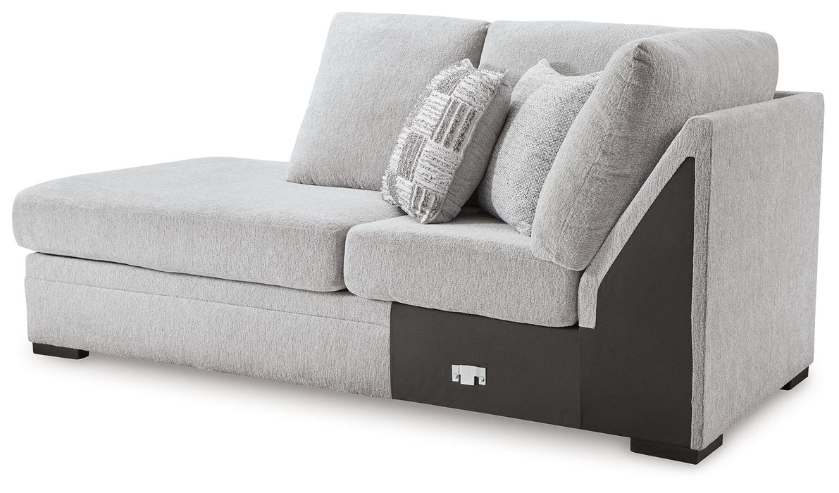 Gabyleigh - Nickel - Laf Corner Chaise - Tallahassee Discount Furniture (FL)