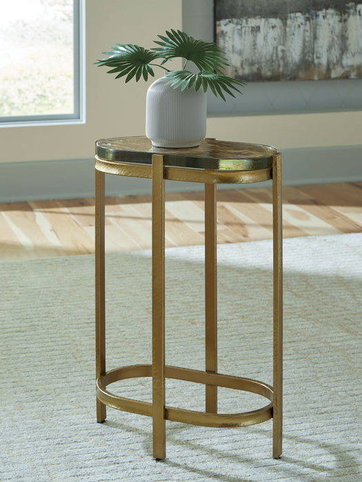 Porterville - Gold Finish - Accent Table - Tallahassee Discount Furniture (FL)