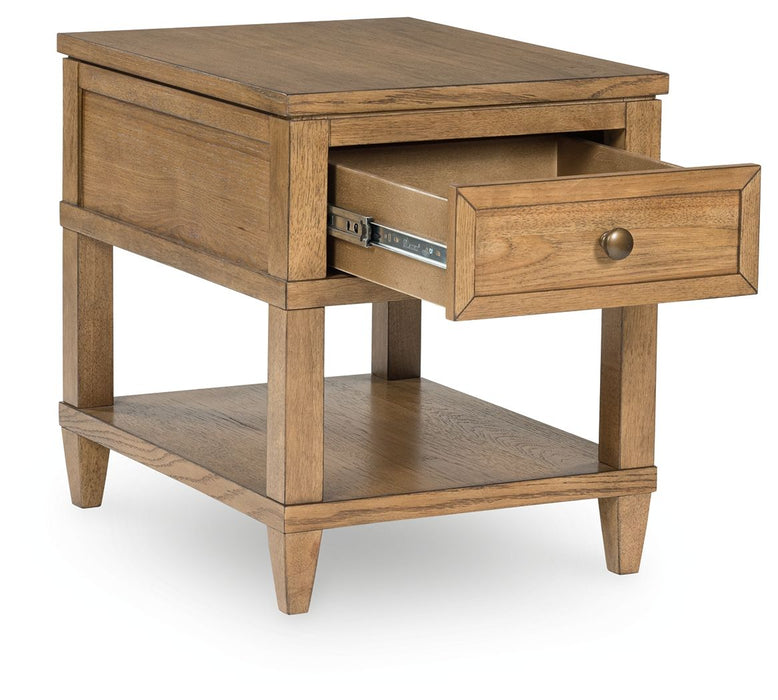 Sharlance - Light Brown - Rectangular End Table - Tallahassee Discount Furniture (FL)