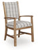Ridgester - Dining Upholstered Arm Chair (Set of 2) - Light Brown - Tallahassee Discount Furniture (FL)