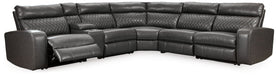 Samperstone - Power Reclining Sectional - Tallahassee Discount Furniture (FL)