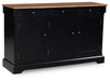 Wildenauer - Brown / Black - Dining Room Buffet - Tallahassee Discount Furniture (FL)