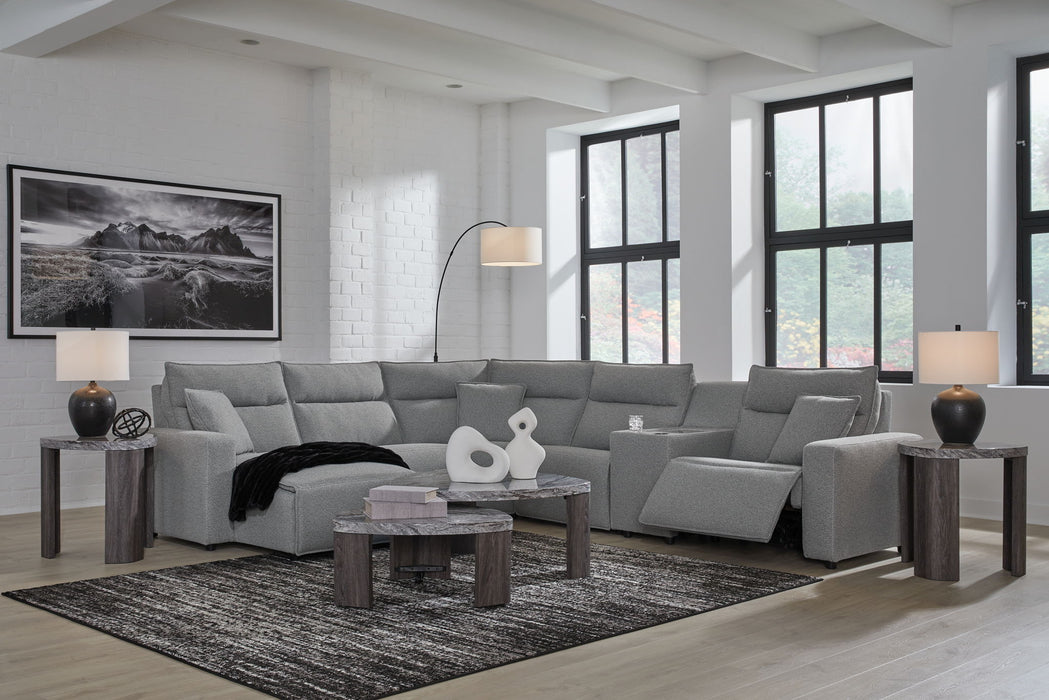 ModMax II - Salt And Pepper - Reclining Sectional - Tallahassee Discount Furniture (FL)