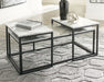 Donnesta - Occasional Table Set (Set of 3) - Gray / Black - Tallahassee Discount Furniture (FL)