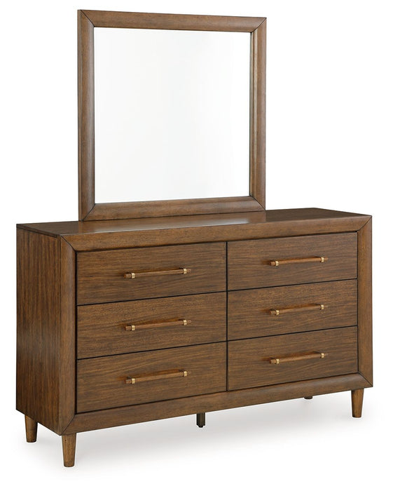 Lyncott - Brown - Dresser And Mirror - Tallahassee Discount Furniture (FL)