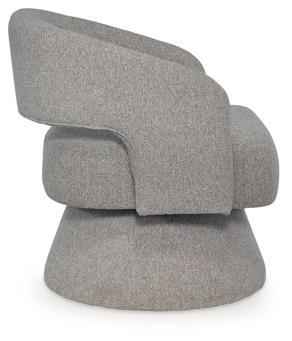 Nashkins - Swivel Accent Chair - Pebble - Tallahassee Discount Furniture (FL)