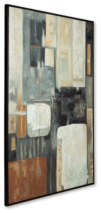 Howford - Brown / Black / Gray - Wall Art - Tallahassee Discount Furniture (FL)