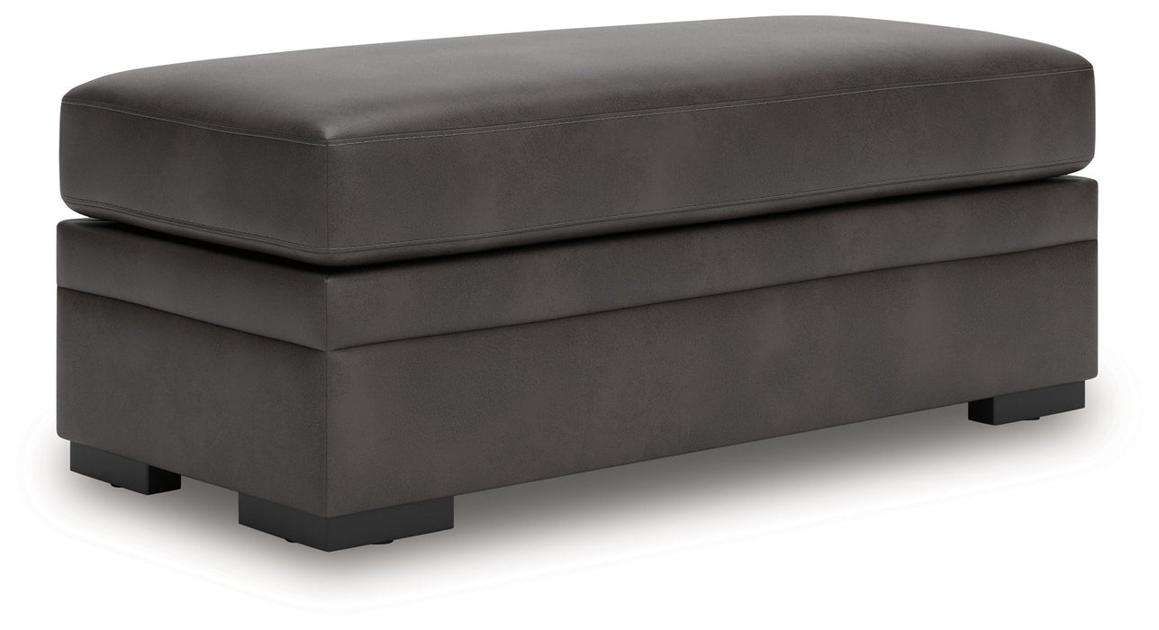 Lofton-Pike - Shadow - Oversized Accent Ottoman - Tallahassee Discount Furniture (FL)