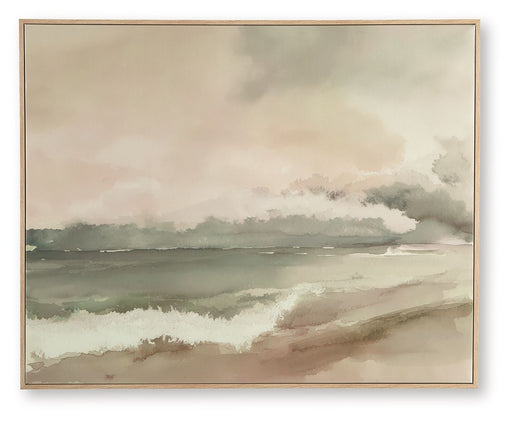 Vallus - Wall Art - Blush / Green / Gray - Tallahassee Discount Furniture (FL)