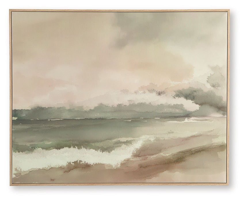 Vallus - Wall Art - Blush / Green / Gray - Tallahassee Discount Furniture (FL)