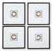 Dallbourne - White / Gold Finish - Wall Art Set (Set of 4) - Tallahassee Discount Furniture (FL)