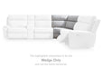 Social Pointe - Pearl / Ash - Wedge - Tallahassee Discount Furniture (FL)
