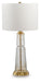Bakersboro - Clear / Gold Finish - Glass Table Lamp - Tallahassee Discount Furniture (FL)