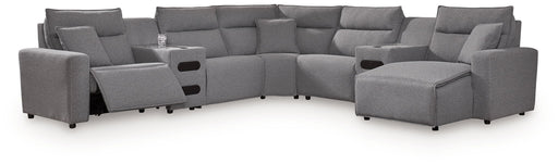 Modmax II - Reclining Sectional - Salt And Pepper - Tallahassee Discount Furniture (FL)