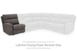 Next-gen Durapella - Slate - Laf Zero Wall Power Recliner - Tallahassee Discount Furniture (FL)