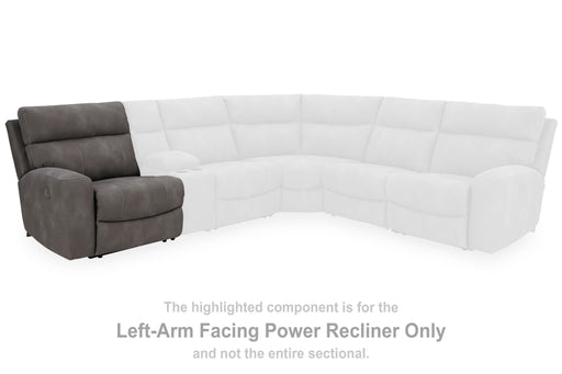 Next-gen Durapella - Slate - Laf Zero Wall Power Recliner - Tallahassee Discount Furniture (FL)