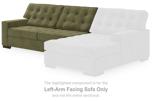 Caspian-Town - Olive - LAF Sofa - Tallahassee Discount Furniture (FL)