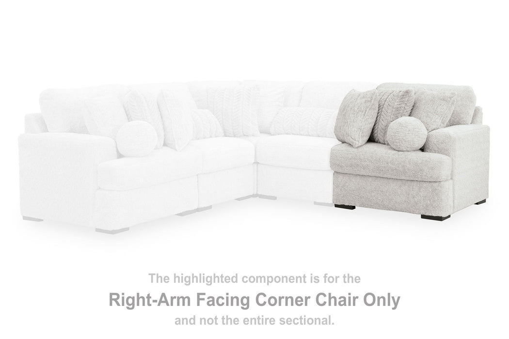 Cuddle Plush - Arctic - RAF Corner Chair - Tallahassee Discount Furniture (FL)