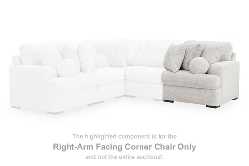 Cuddle Plush - Arctic - RAF Corner Chair - Tallahassee Discount Furniture (FL)