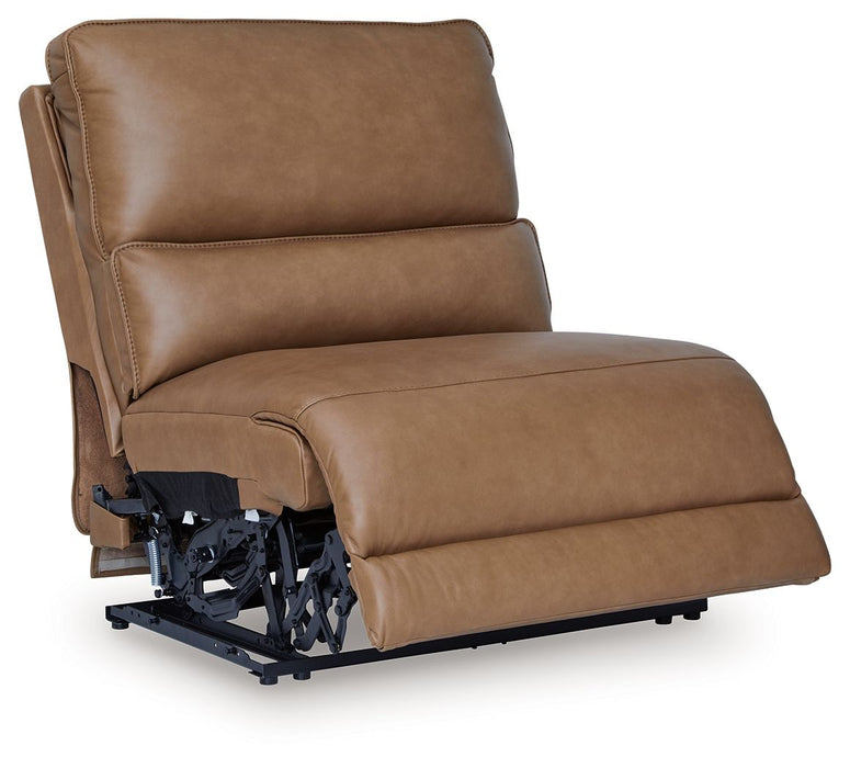 DeepWakes - Power Armless Recliner With Adjustable Headrest - Caramel - Tallahassee Discount Furniture (FL)