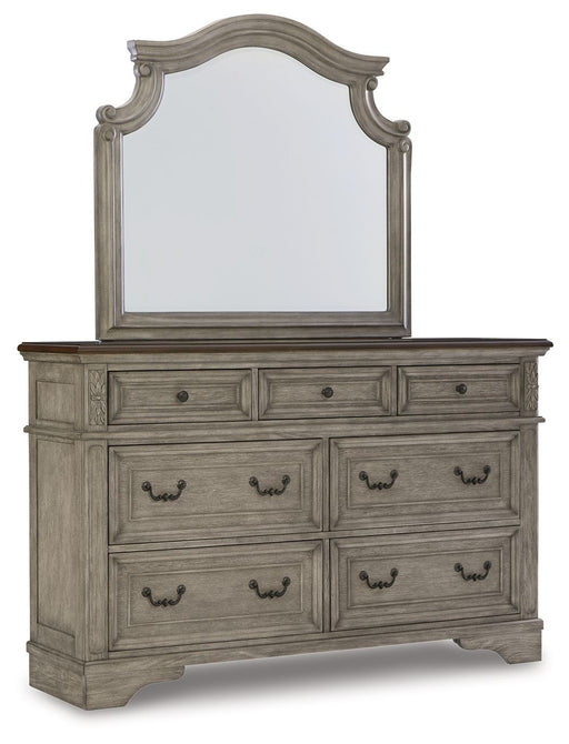 Lodenbay - Antique Gray - Dresser, Mirror - Tallahassee Discount Furniture (FL)