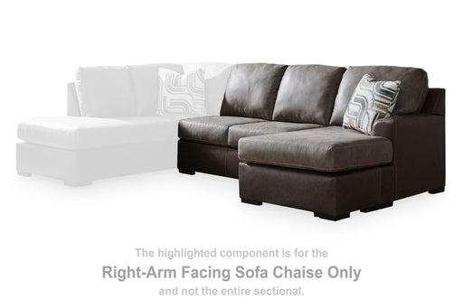 Castille Way - RAF Sofa Chaise - Fossil - Tallahassee Discount Furniture (FL)