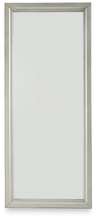 Evesen - Champagne - Floor Standing Mirror With Storage - Tallahassee Discount Furniture (FL)