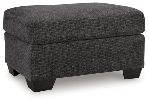 Loreo - Ottoman - Ebony - Tallahassee Discount Furniture (FL)