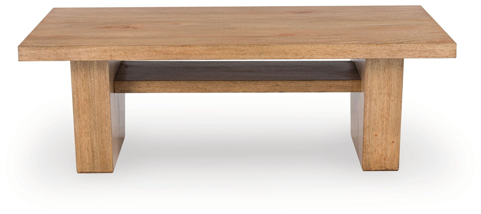 Kristiland - Light Brown - Rectangular Cocktail Table - Tallahassee Discount Furniture (FL)