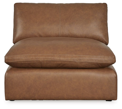 Emilia - Caramel - Armless Chair - Tallahassee Discount Furniture (FL)