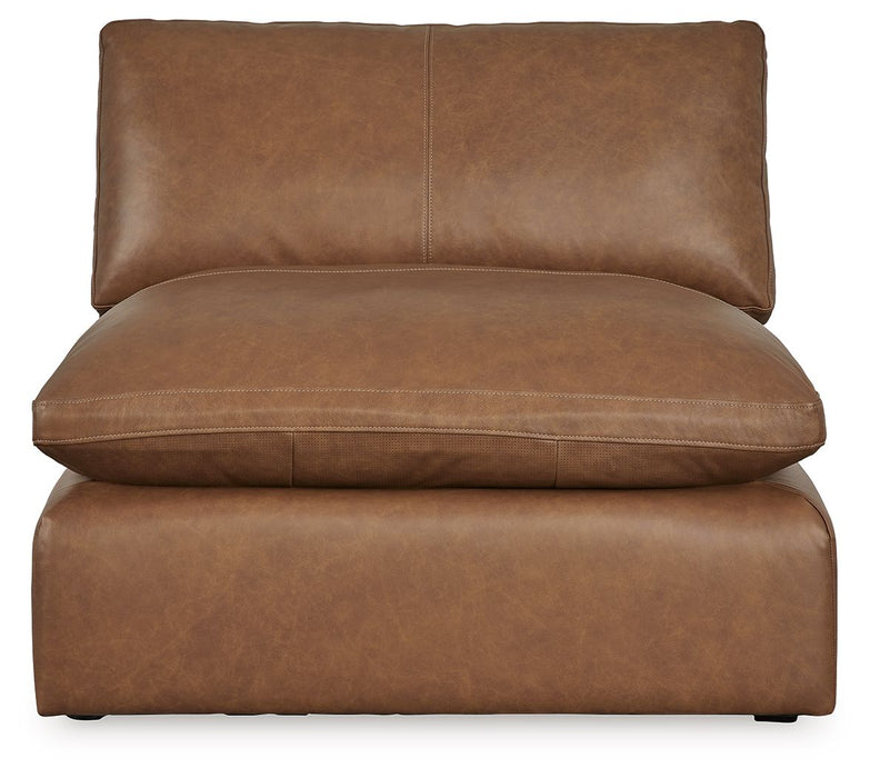 Emilia - Caramel - Armless Chair - Tallahassee Discount Furniture (FL)