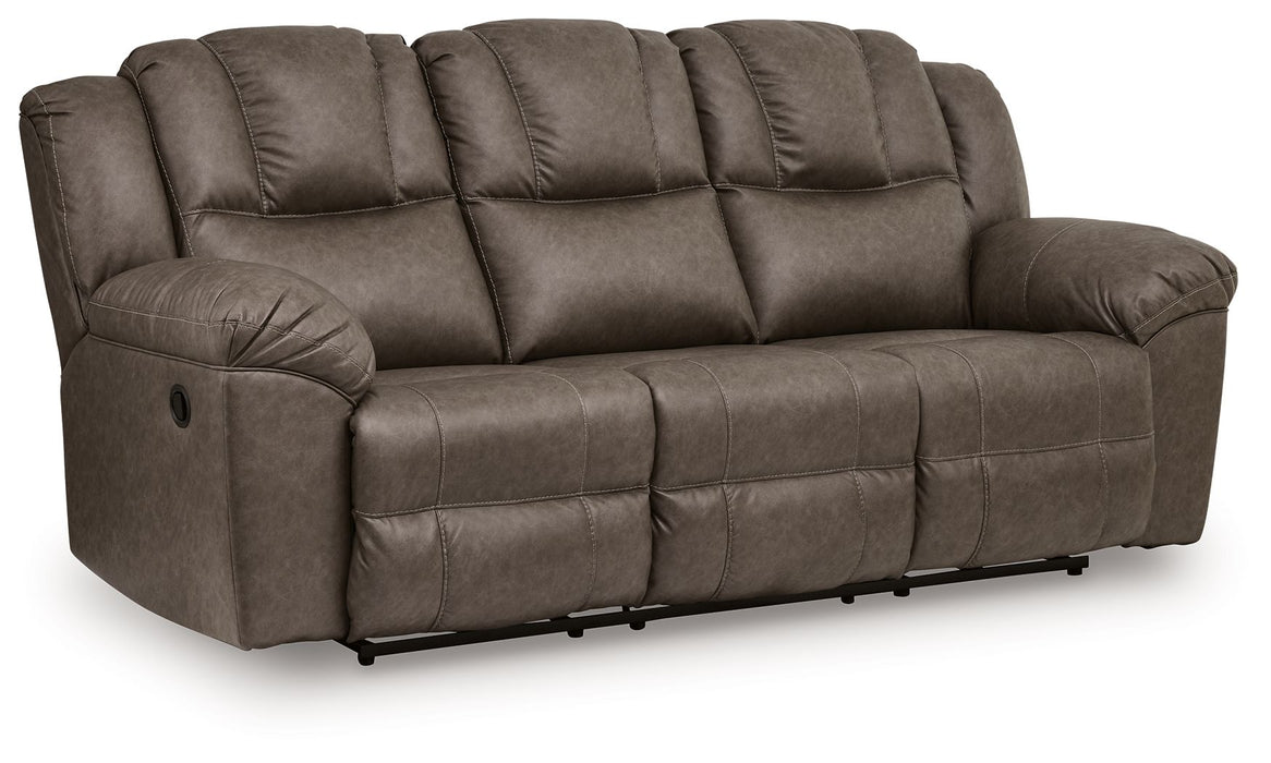 Lowilla - Reclining Sofa - Driftwood - Tallahassee Discount Furniture (FL)